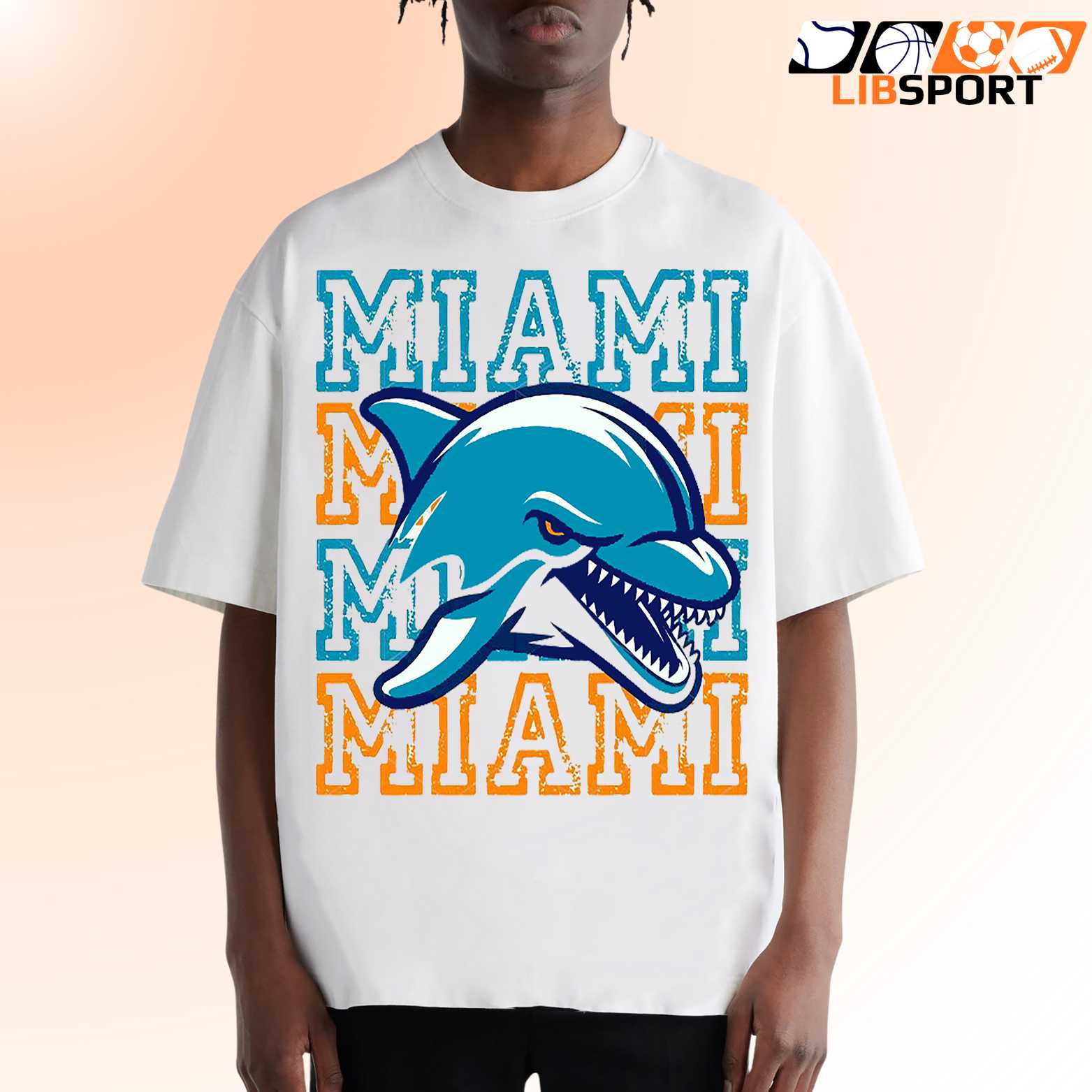 Miami Dolphin Shirt, Retro Sports Team, Unisex T-Shirt